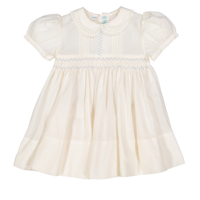 Ivory 2024 smocked dress