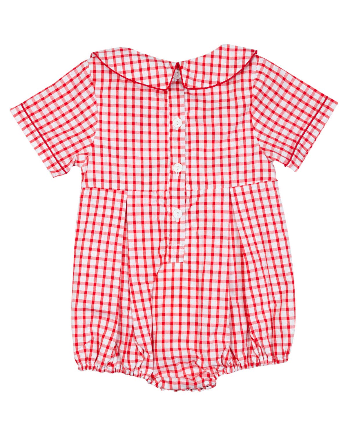 School Supplies Red Windowpane Boy Bubble