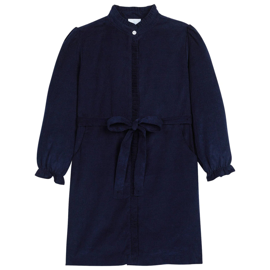 Allie Dress - Navy Corduroy | Little English – Little Cottontail