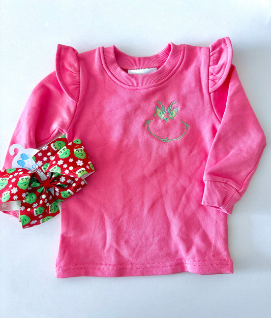 Girls Grinch Sweatshirt