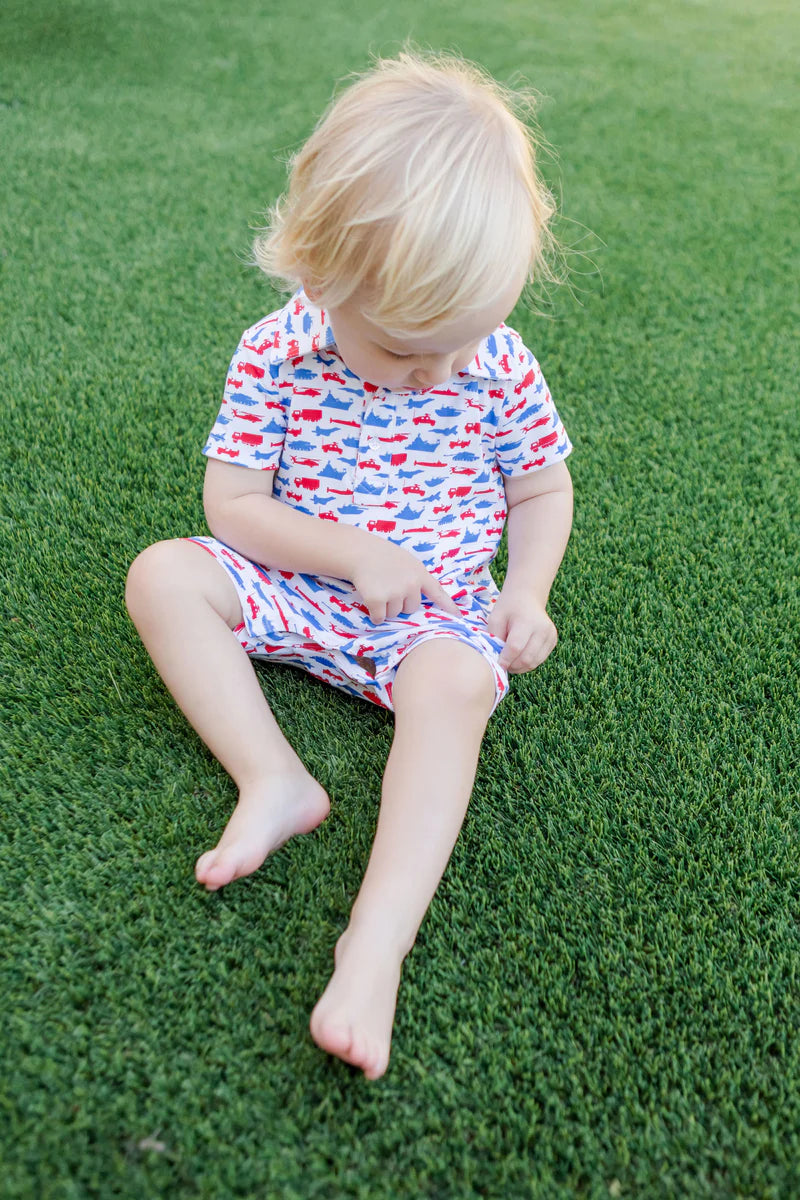 Boy's Tripp Polo Shortall-Freedom Fighters