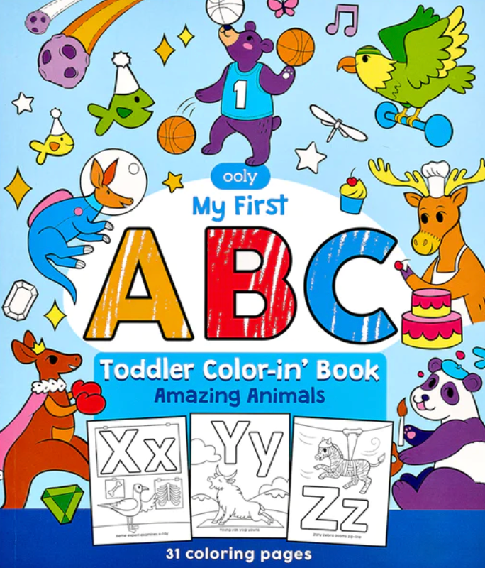 ABC: Amazing Animal Coloring Book