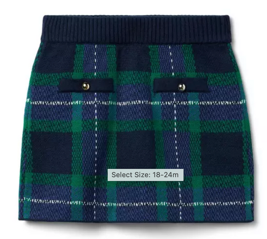 Tartan Sweater Skirt