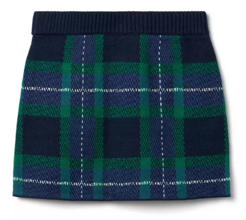 Tartan Sweater Skirt