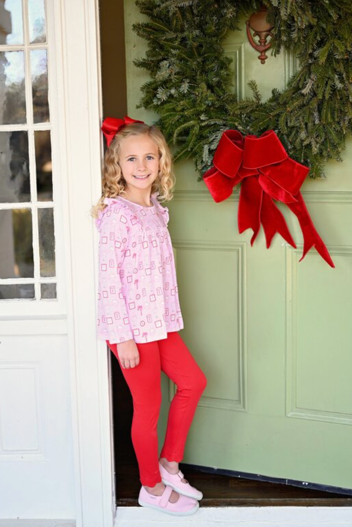 Letters to Santa Knit Legging Set