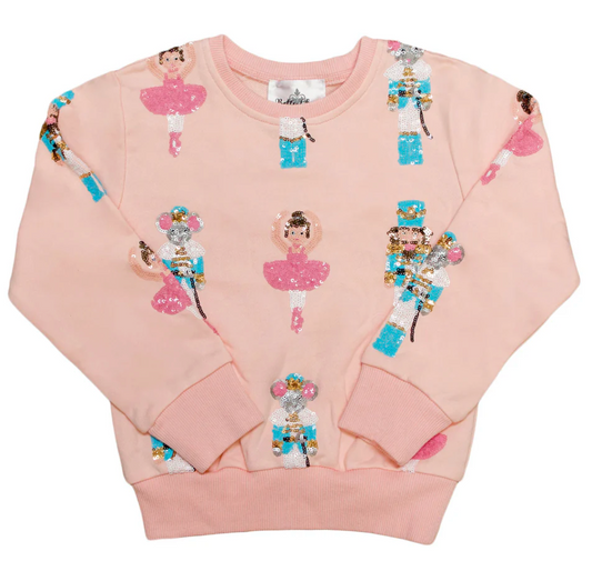 Pink Nutcracker Sweater