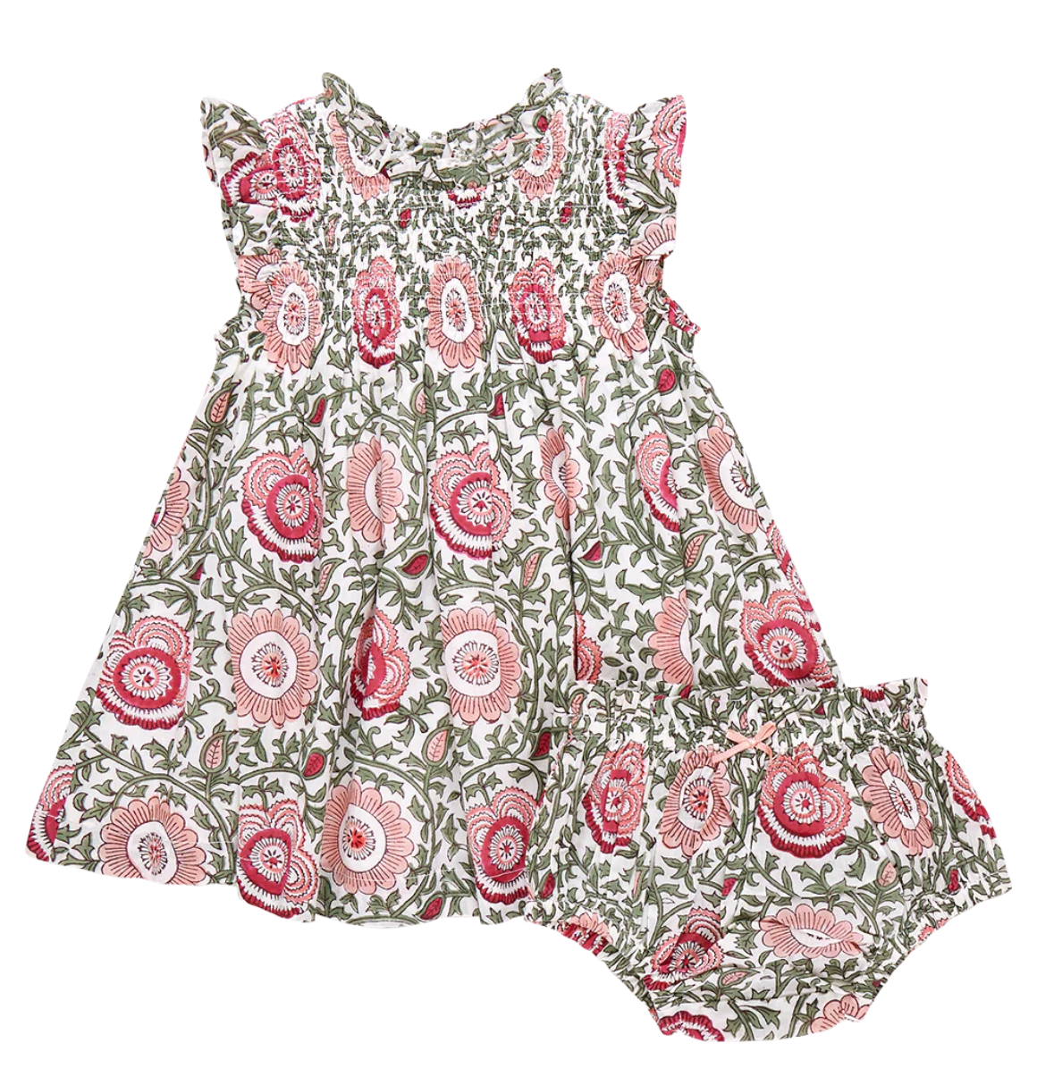 Pink Lisbon Baby Stevie Dress Set