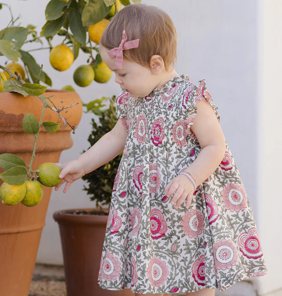 Pink Lisbon Baby Stevie Dress Set