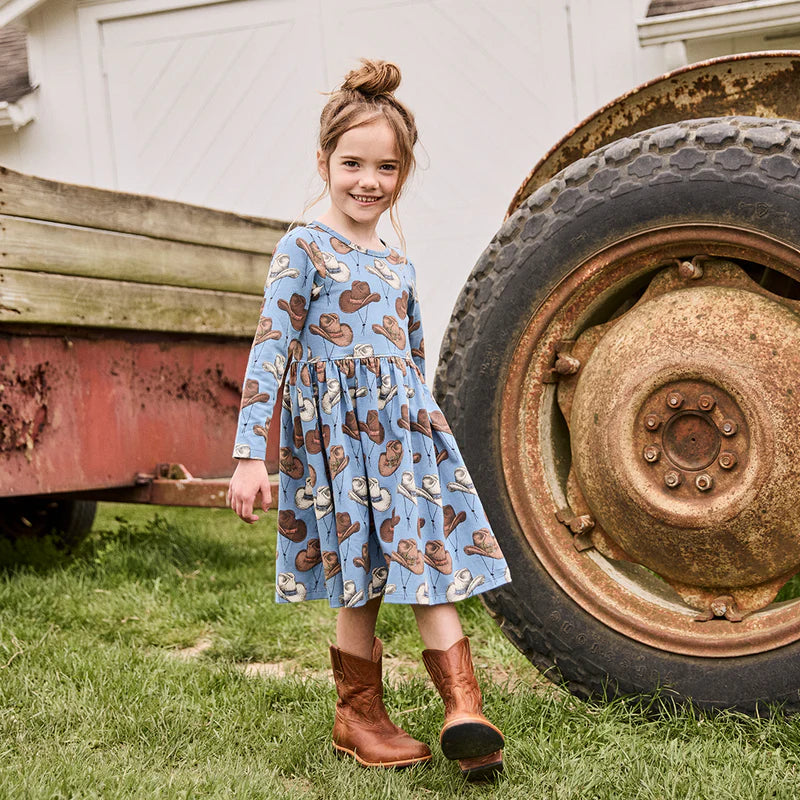 Steph Dress with Cowboy Hats