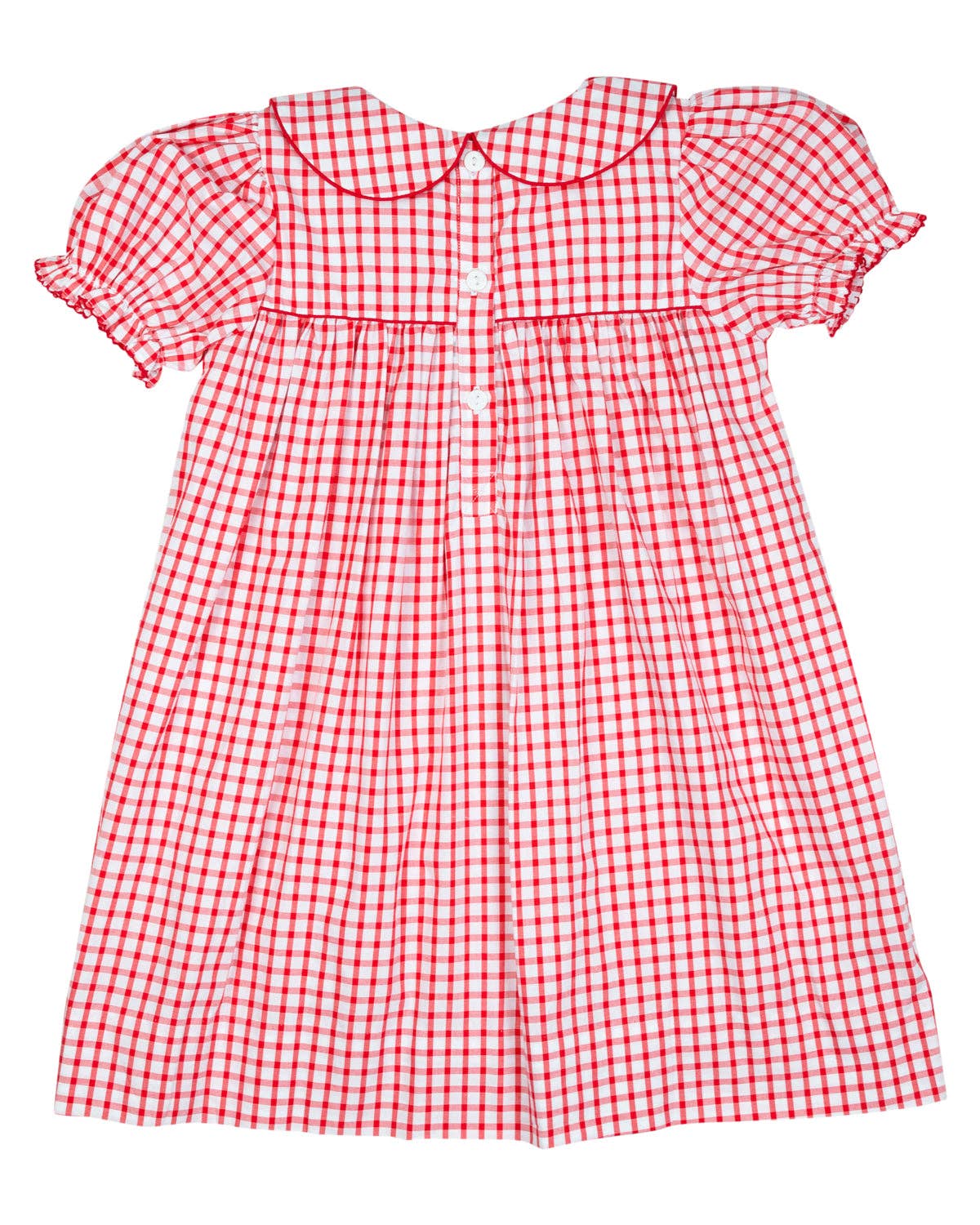 School Supplies Red Windowpane Dress