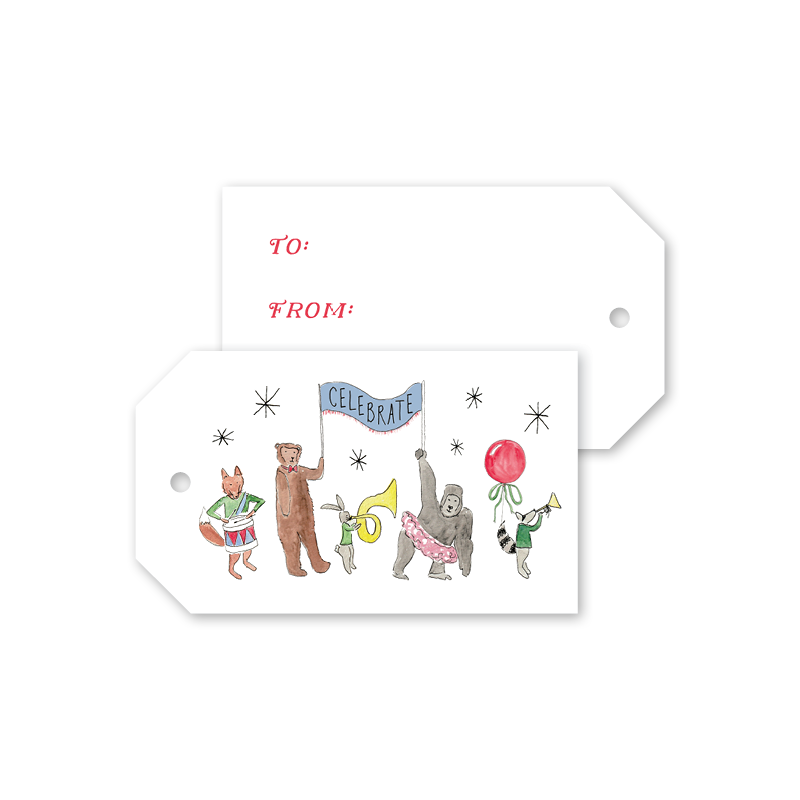 Animal Parade Gift Tags