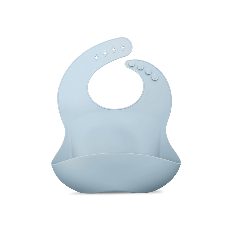 noüka Silicone Feeding BIB Lily blue