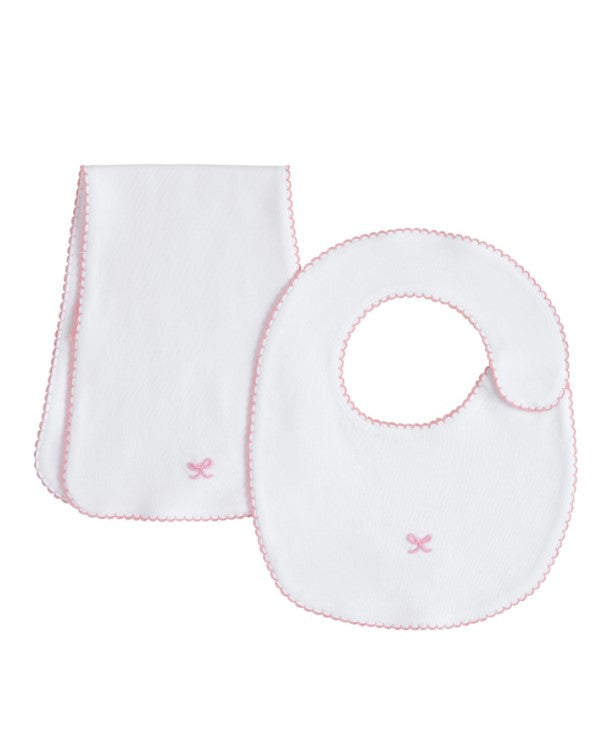 Pink Bow Pinpoint Burp & Bip Set