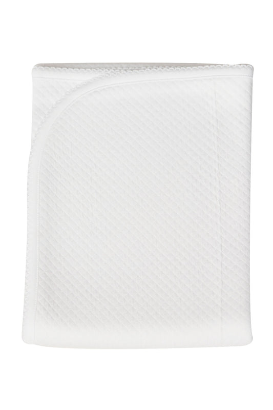 White Milano Baby Blanket